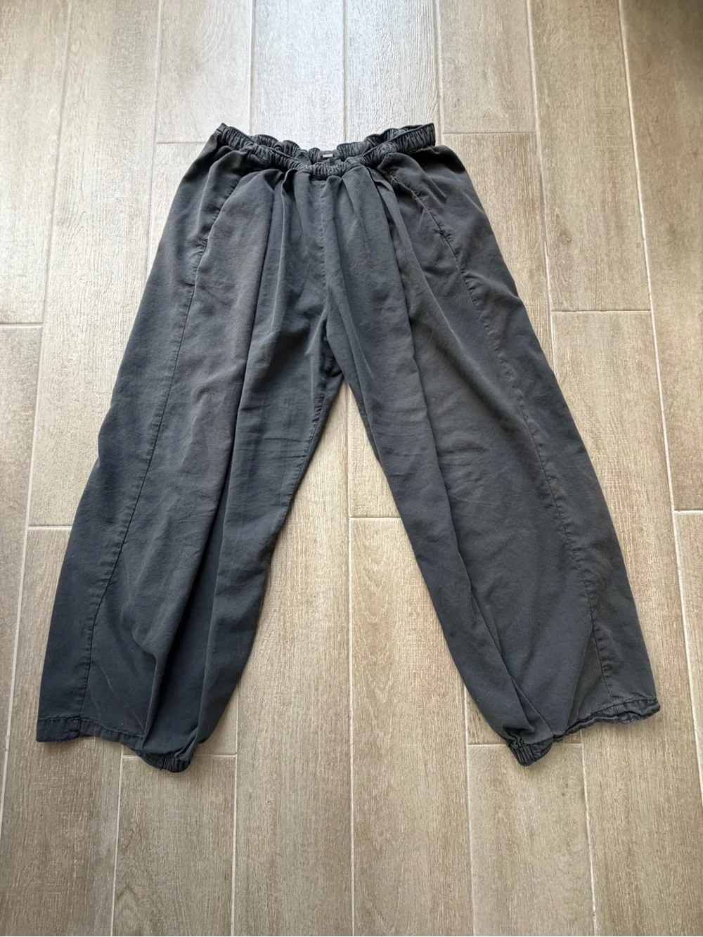Free People To The Sky Parachute Pants Size Small Color Black - Picture 3 of 5